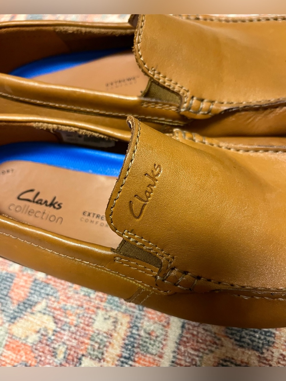 Clarks Men’s Markman Plain Leather Loafers - Picture 4 of 11